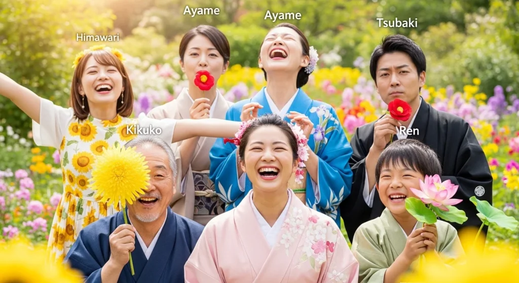 japanese names that mean flower