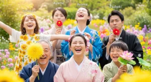 japanese names that mean flower