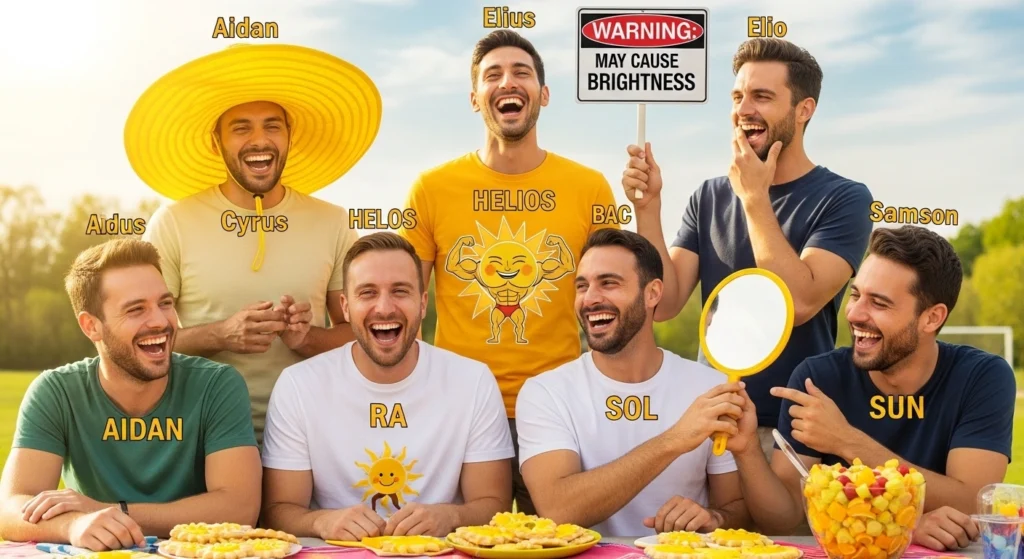 male names that mean sun