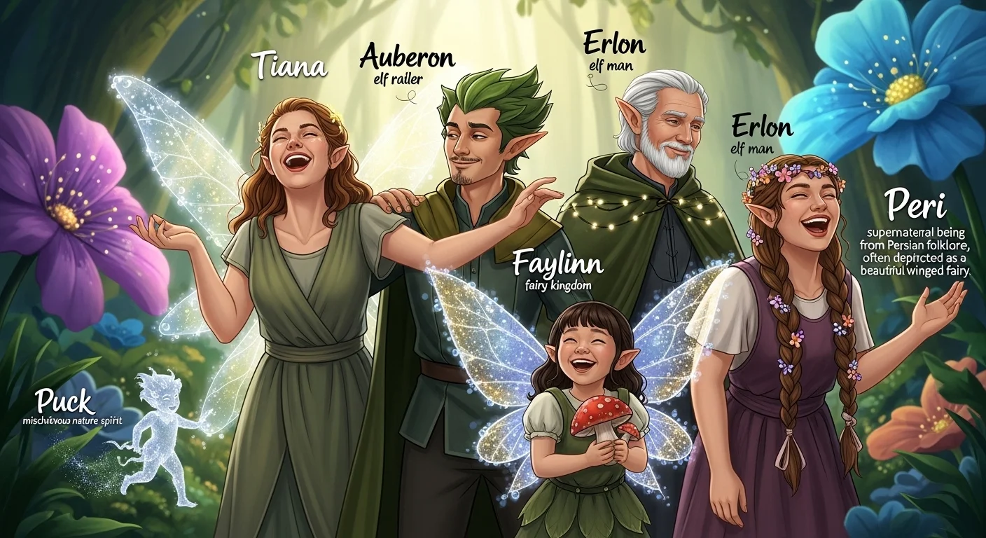 🌟 Mythical & Legendary Fairy Names