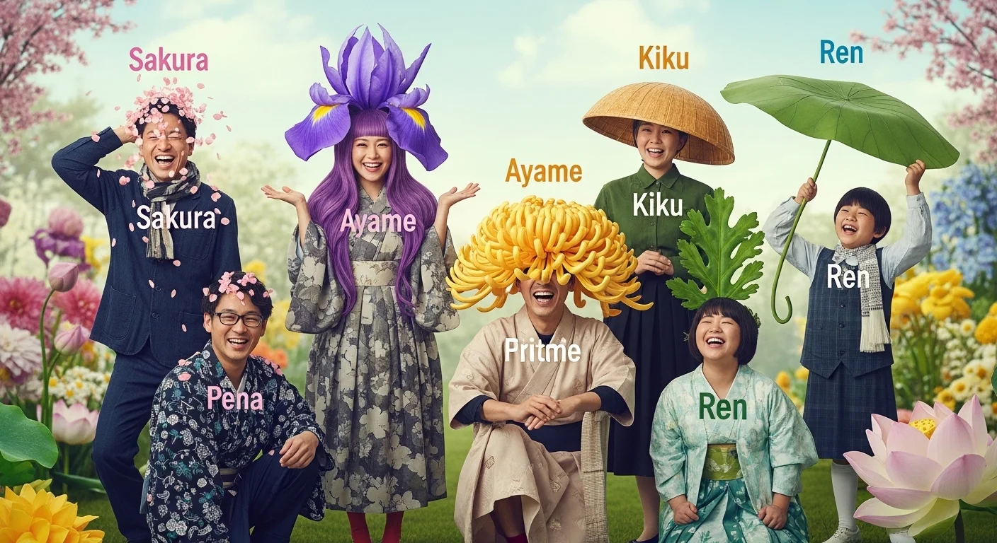 🌸 Japanese Names That Mean Flower for Girls
