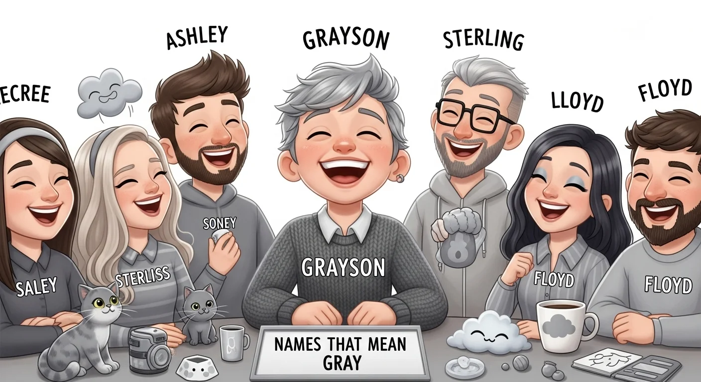 🏹 Modern & Trendy Names That Mean Gray