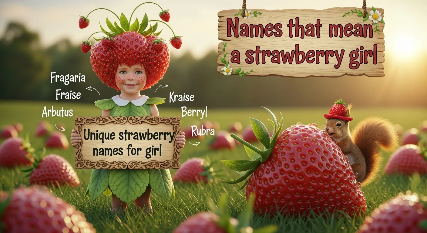 Boy Names Inspired by Strawberry