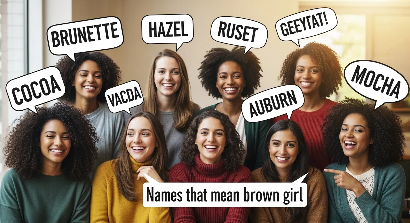 Unique Female Names That Mean Brown