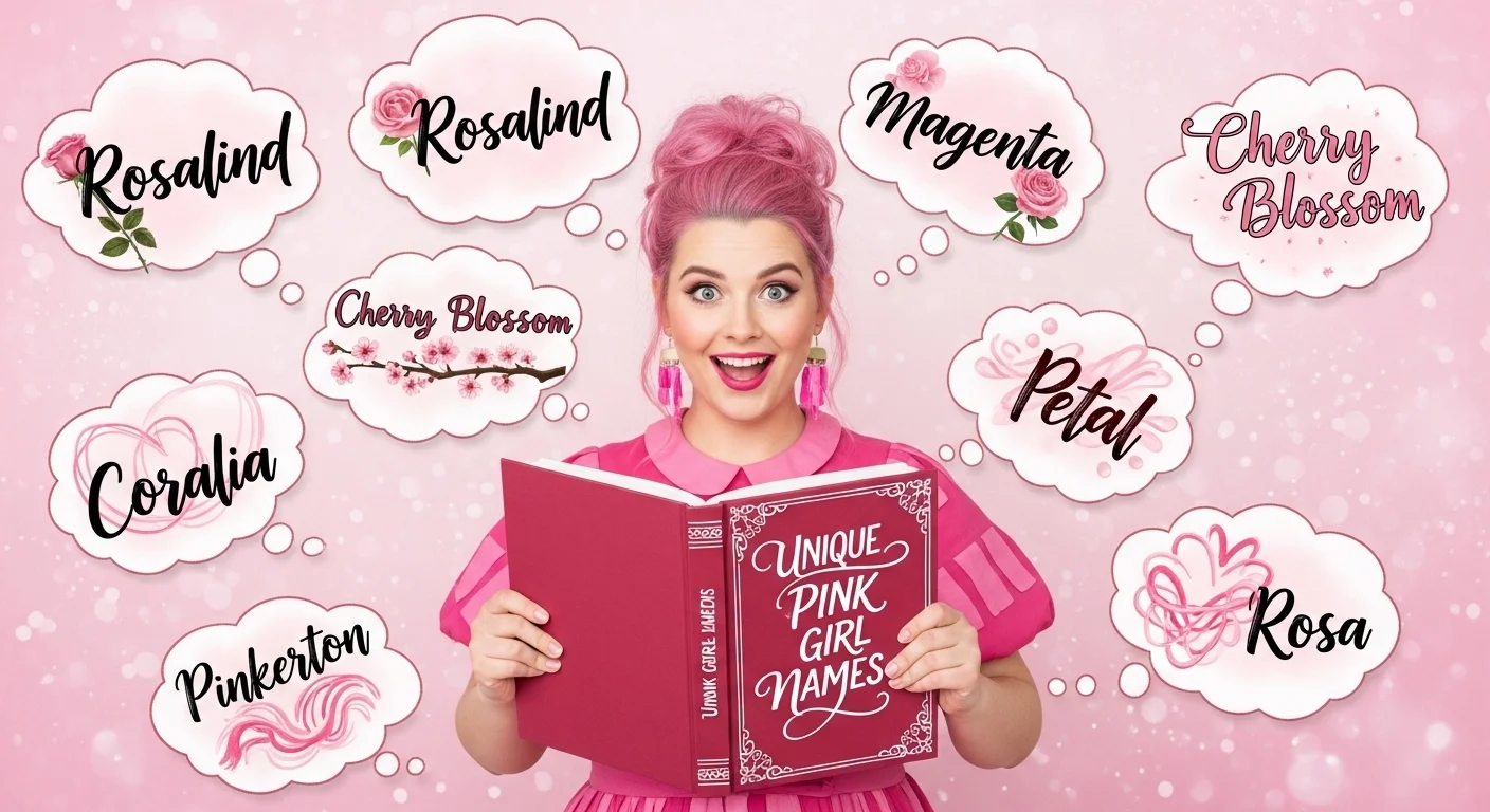 Unique Girl Names That Mean Pink