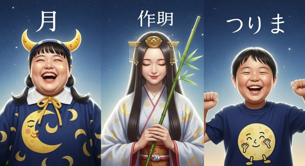 names that mean moon in japanese