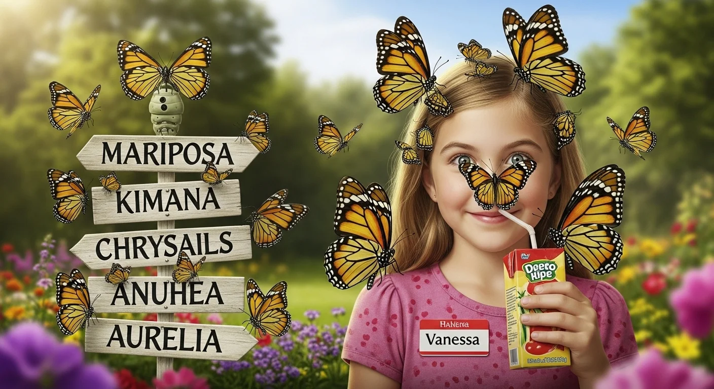 Blue Butterfly Names for Girl