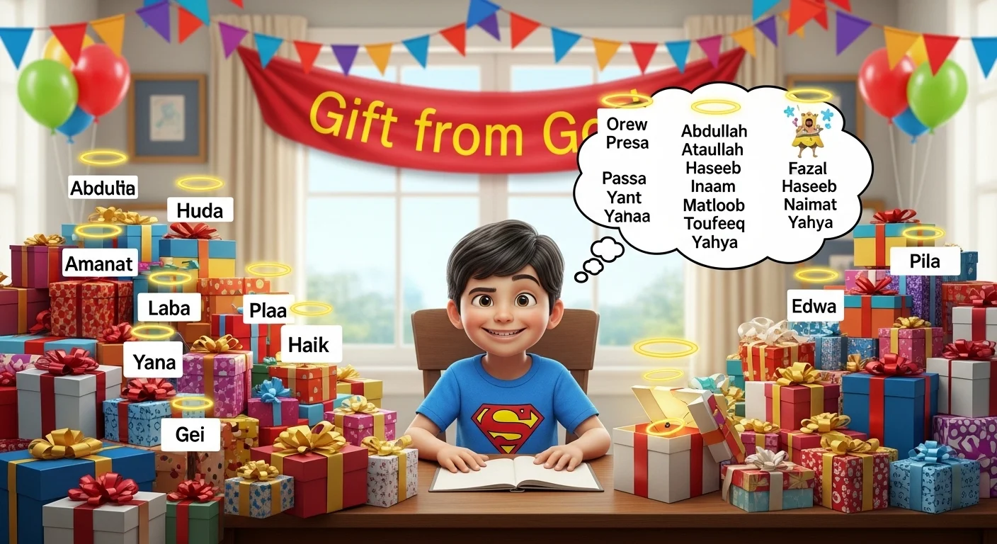 Boy Names That Mean Gift from God in Urdu