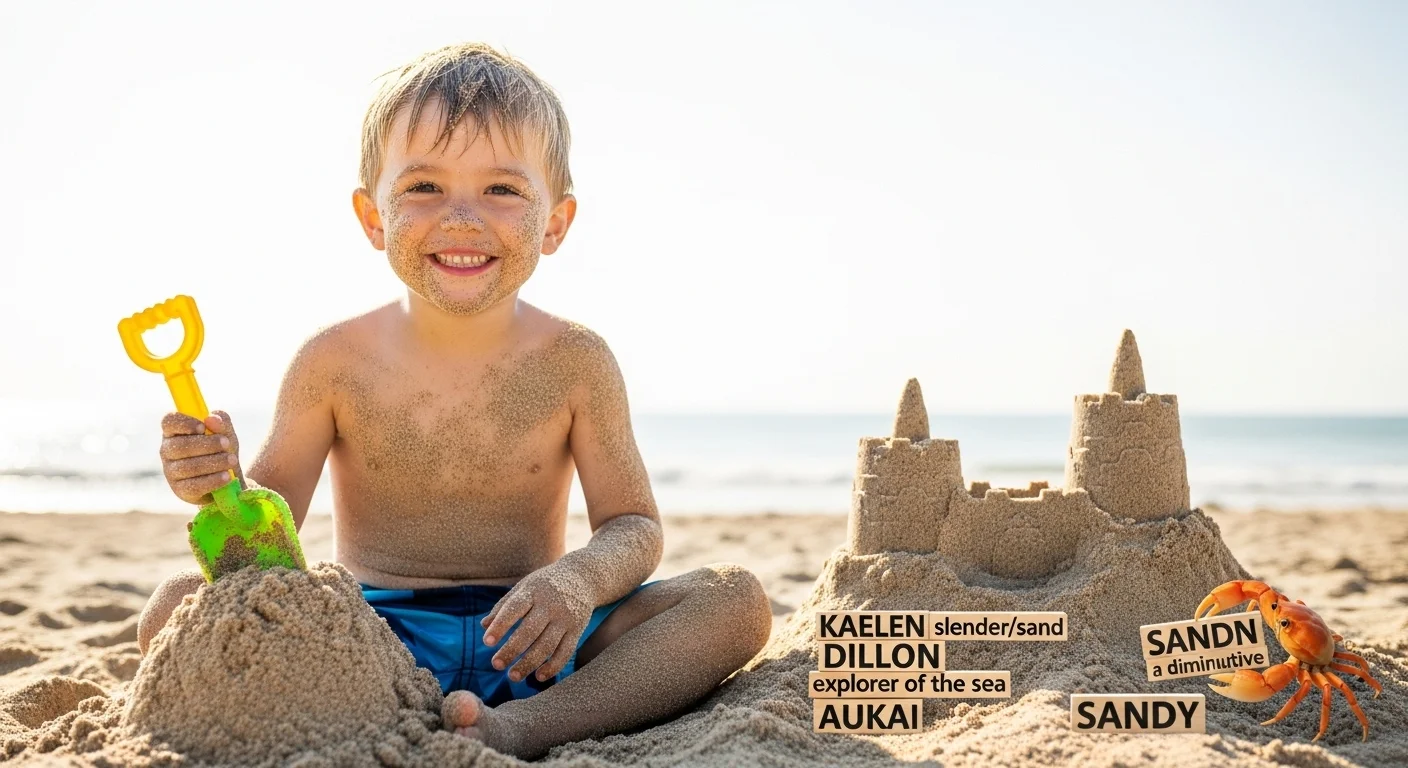 Boy Names That Mean Sand