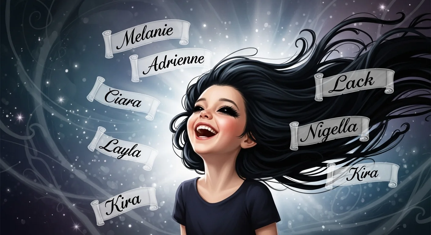 Girl Names That Mean Black or Darkness