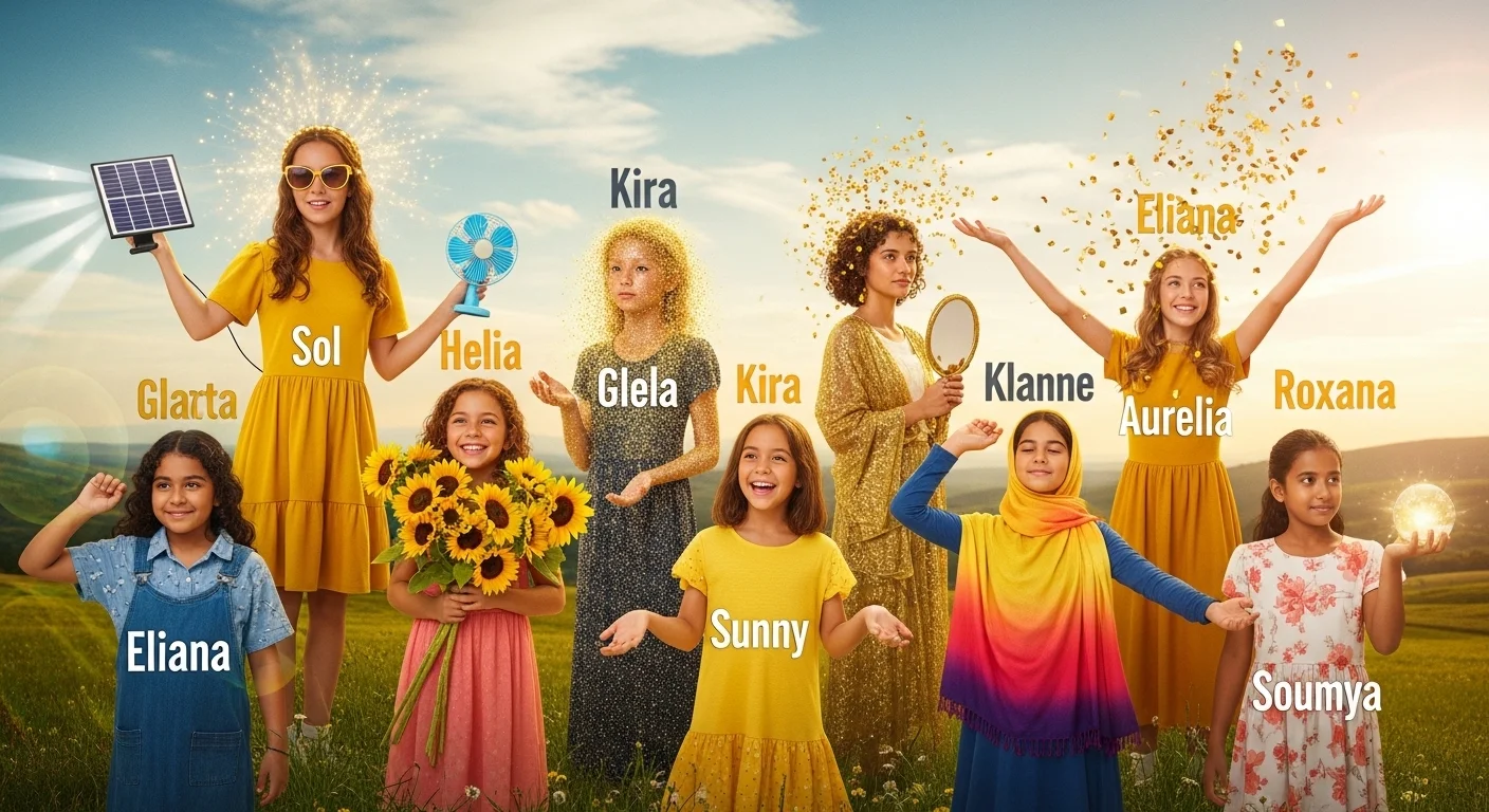 Girl Names That Mean the Sun