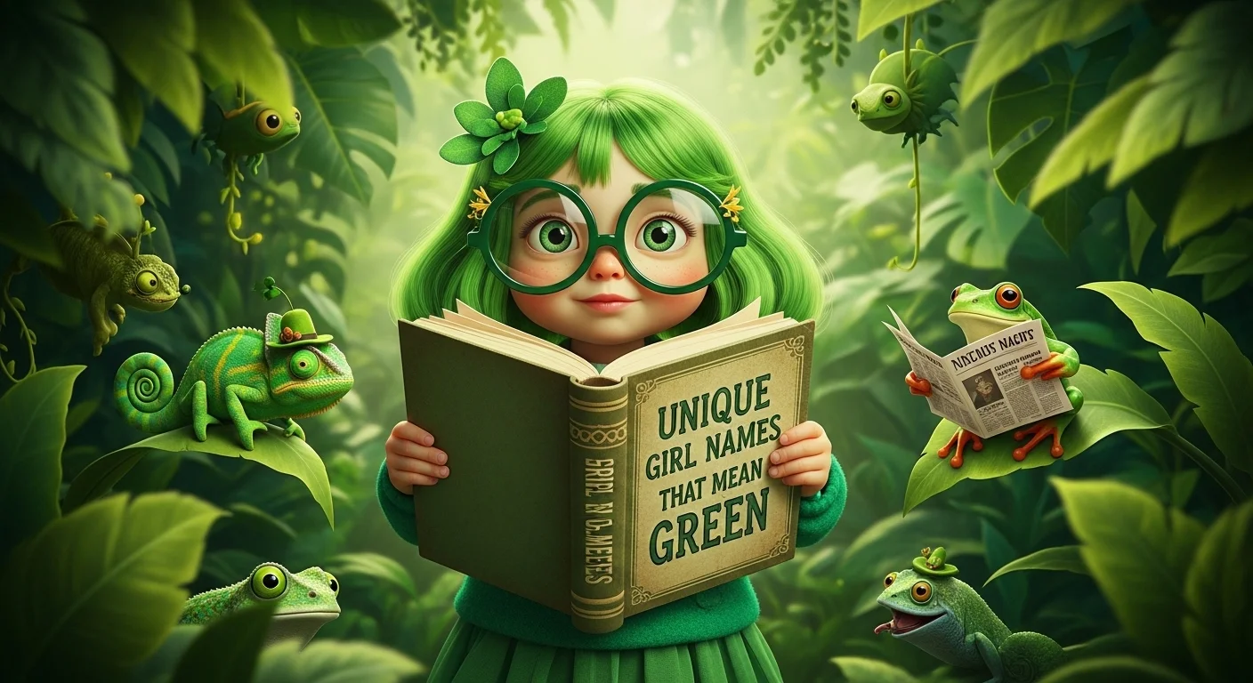 International Girl Names That Mean Green