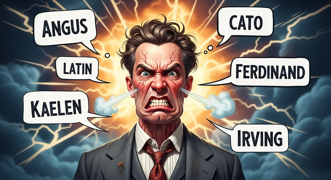 Male Names That Mean Wrath