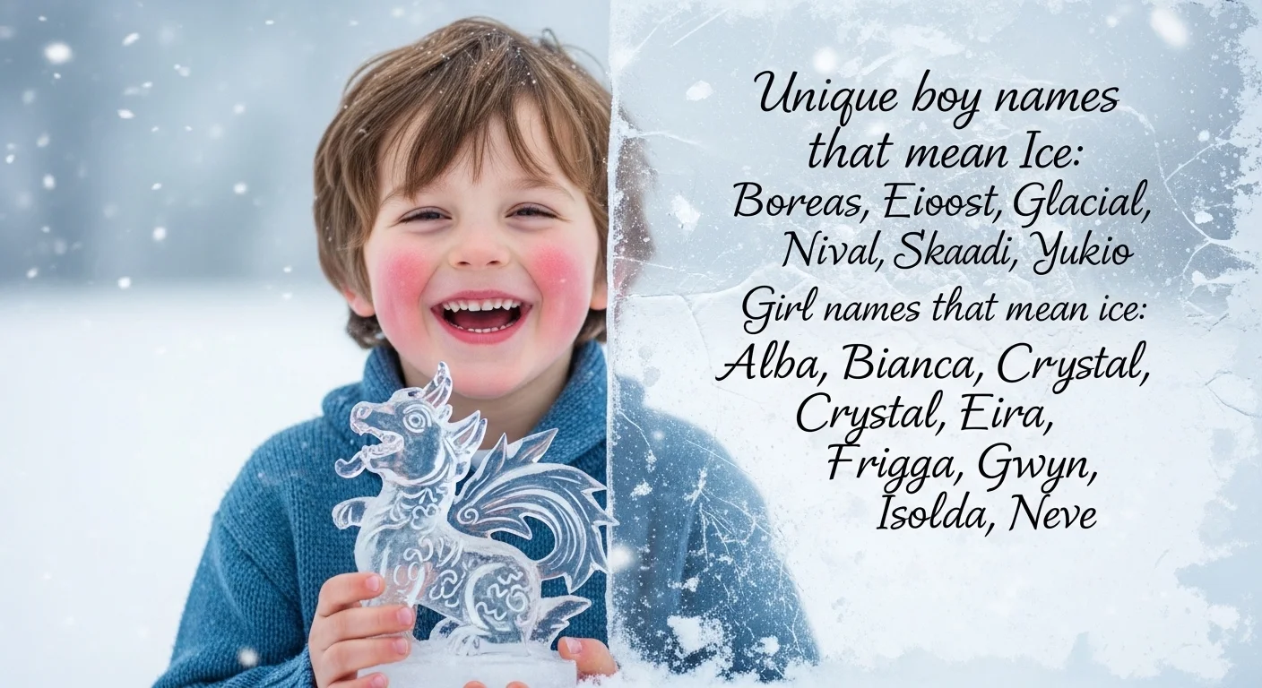 Modern Boy Names That Mean Ice