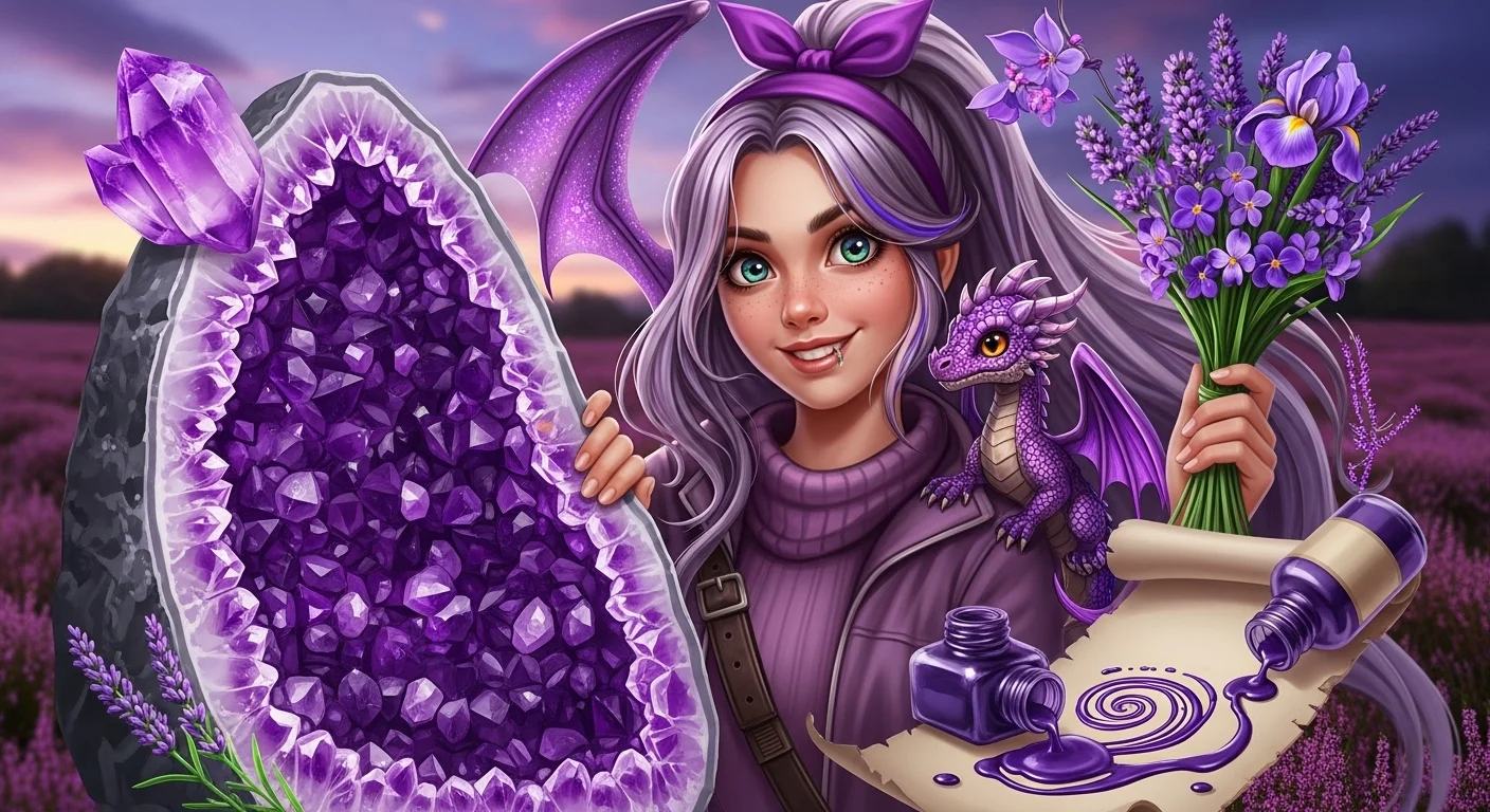 Modern Girl Names That Mean Purple