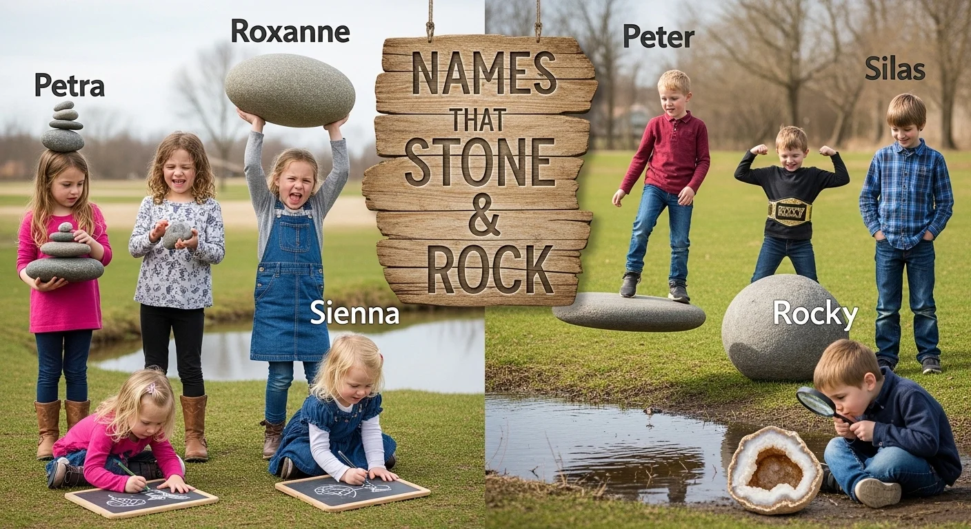 Modern & Trendy Names That Mean Stone