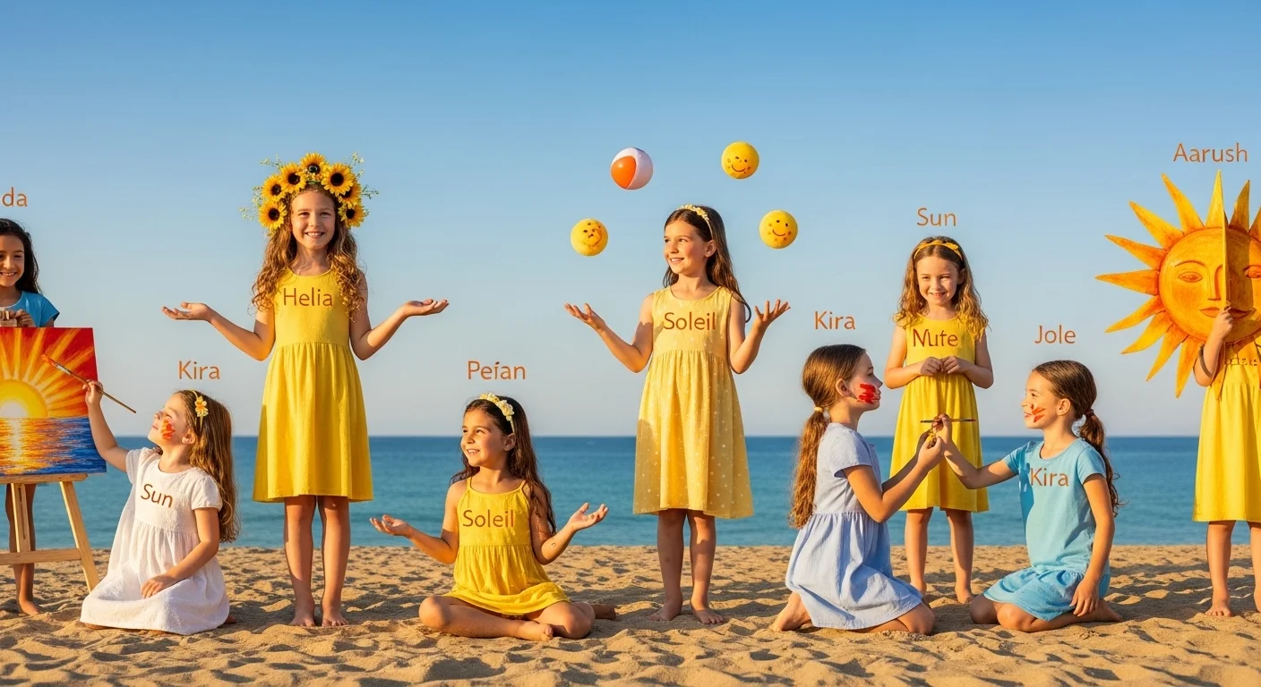 Modern & Trendy Names That Mean the Sun