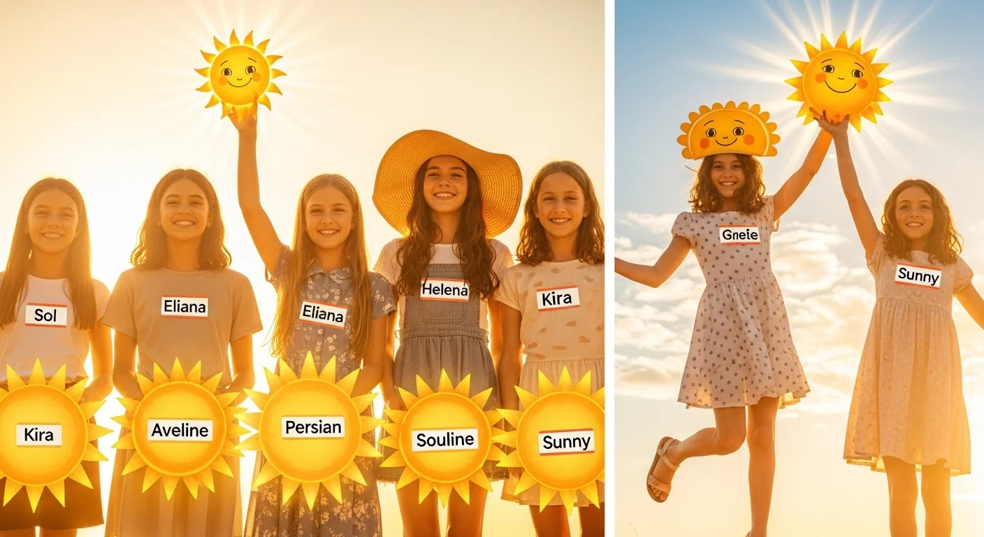 Unique Girl Names That Mean Sunshine